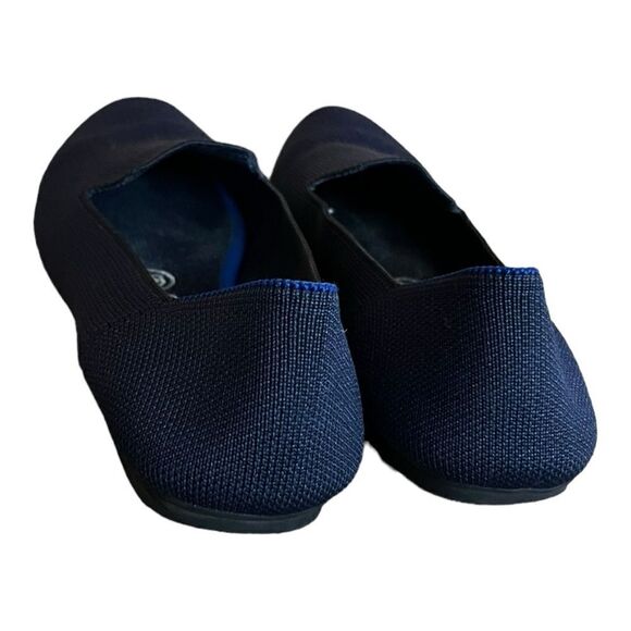 Rothy's The Loafer Classic Navy Knit Fabric Slip On Flats Women’s 7.7 - Picture 5 of 9